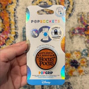 Disney Orange Glitter Hocus Pocus PopSocket